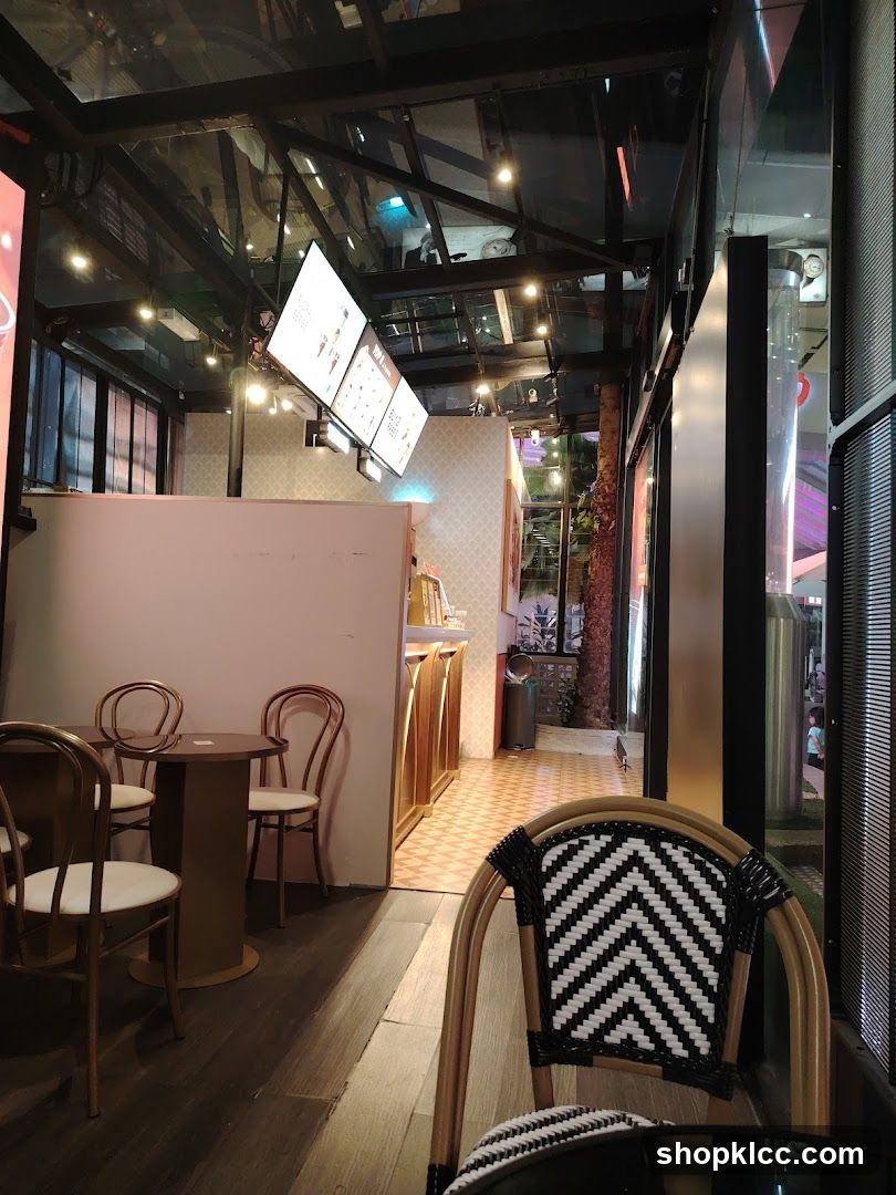 Cafe Interior with Menu Boards