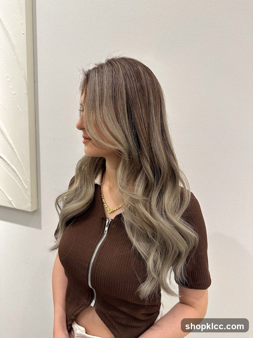 Woman with Balayage Hair