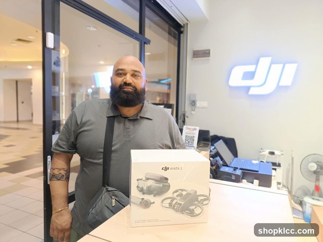 DJI Store Interior with Product Display