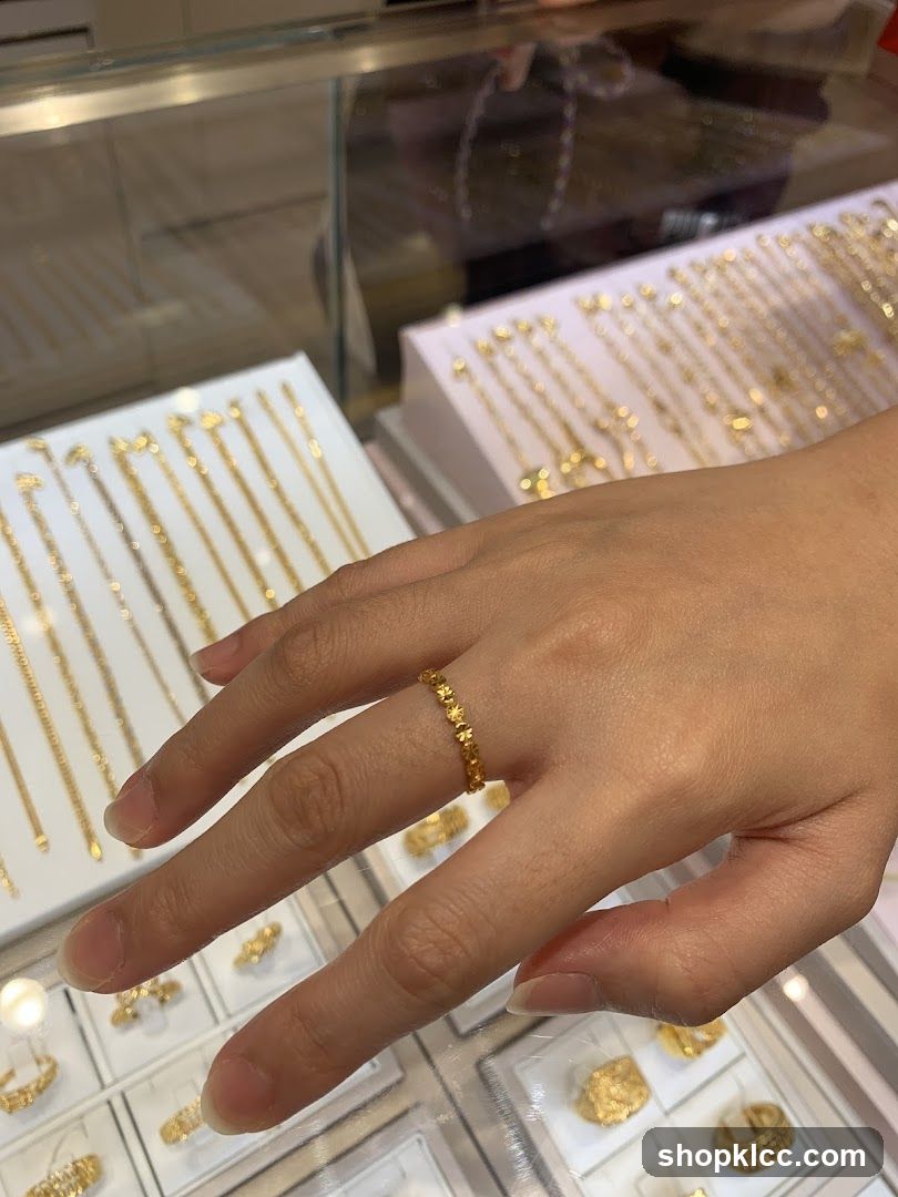 Gold Jewelry Display
