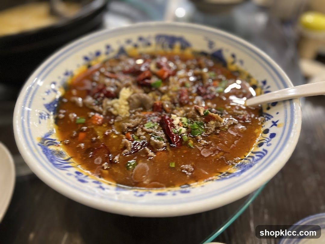 Spicy Meat Soup Bowl