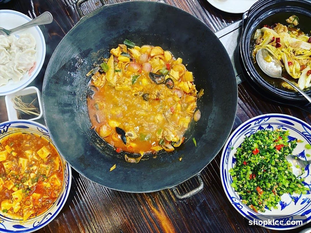 Dining Table with Chinese Dishes