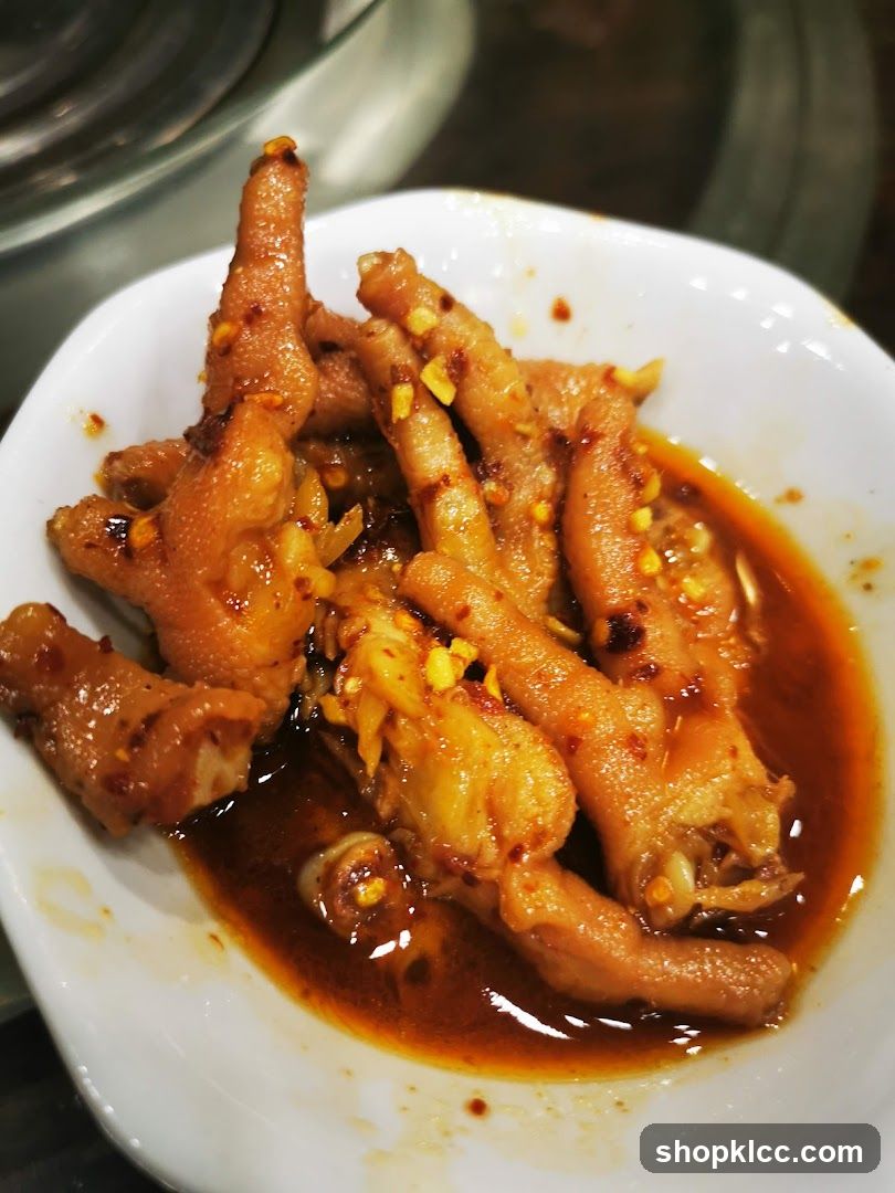 Spicy Chicken Feet Dish