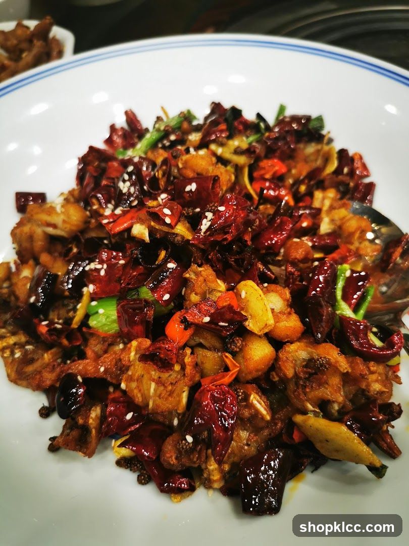 Spicy Stir-fried Dish with Dried Chilies