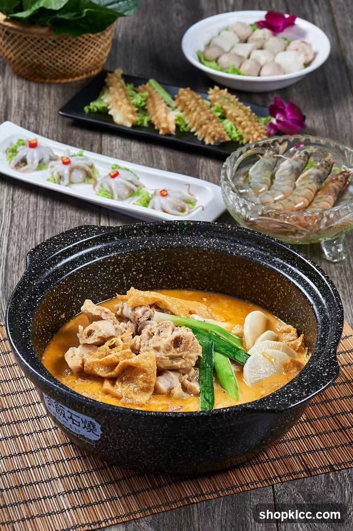 Chinese Hot Pot and Seafood Platter