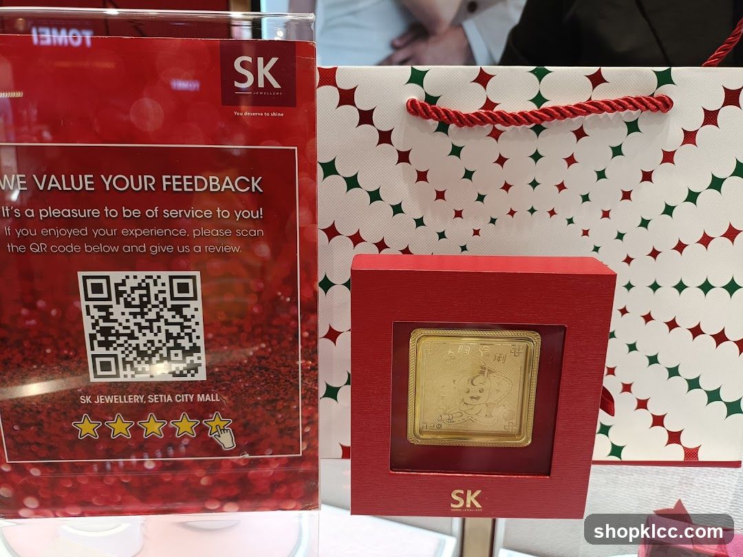 SK Jewellery Feedback Display