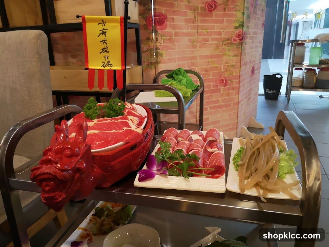 Hot Pot Ingredients Display