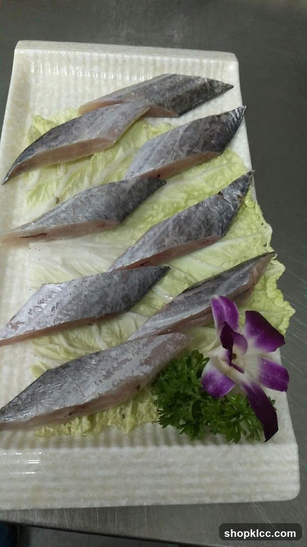 Sashimi Platter with Fish Slices and Garnish