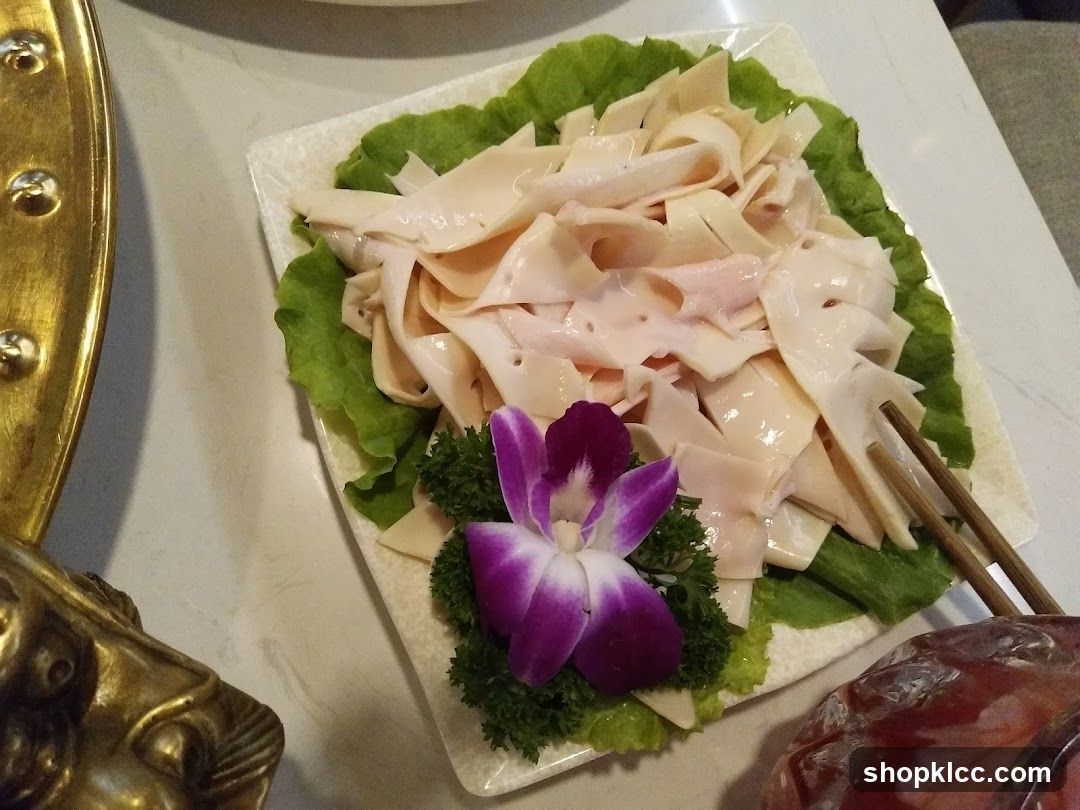 Sliced Meat with Garnish