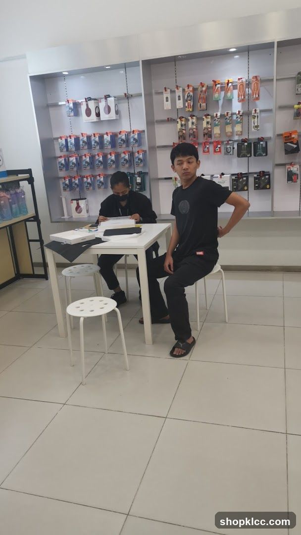 Store Interior with Electronics Display