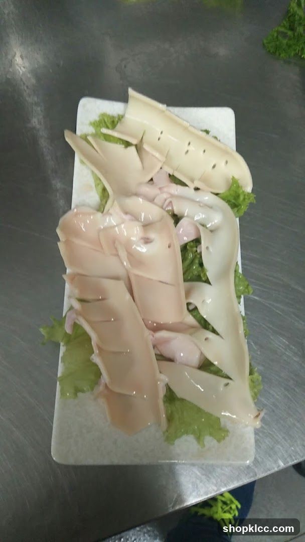 Sliced Meat on Plate