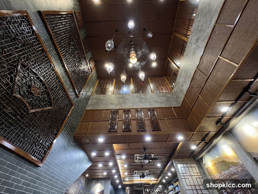 Interior of a traditional-style restaurant or cafe