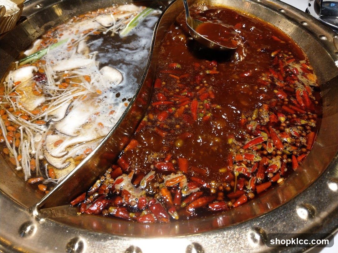 Spicy and Clear Broth Hot Pot