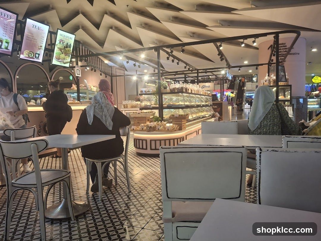 Bakery Interior with Patrons