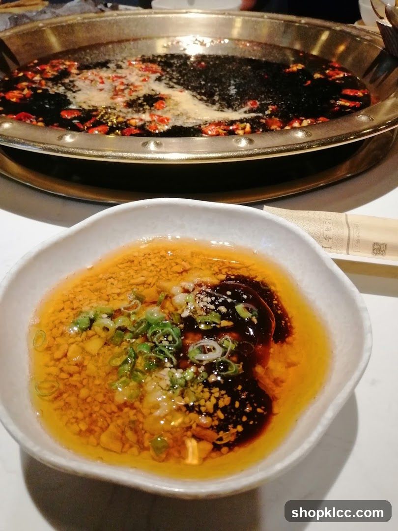 Spicy Hot Pot and Dipping Sauce Bowl