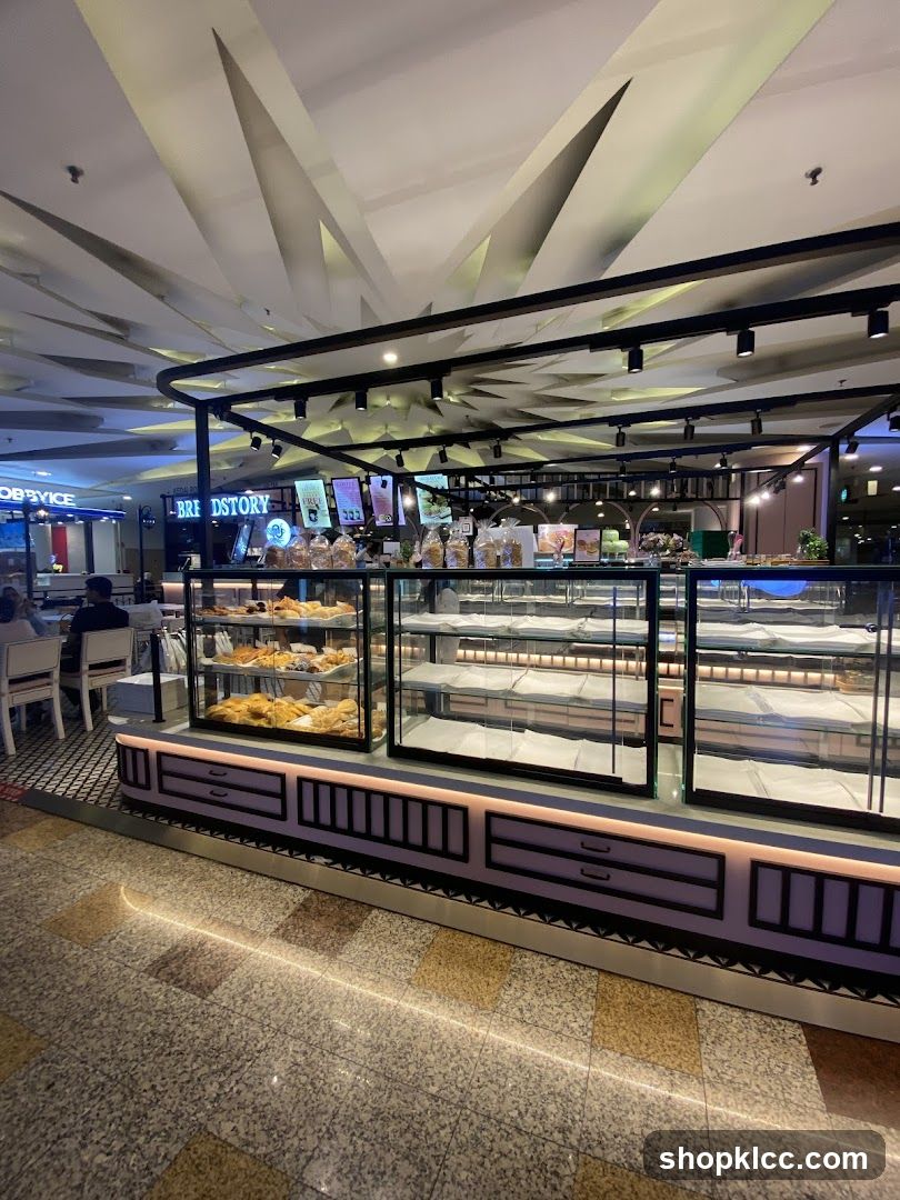 Bakery Display Case in Mall
