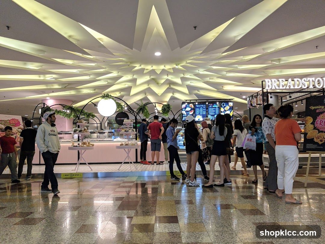 Food Court Interior with Breadstore Signage