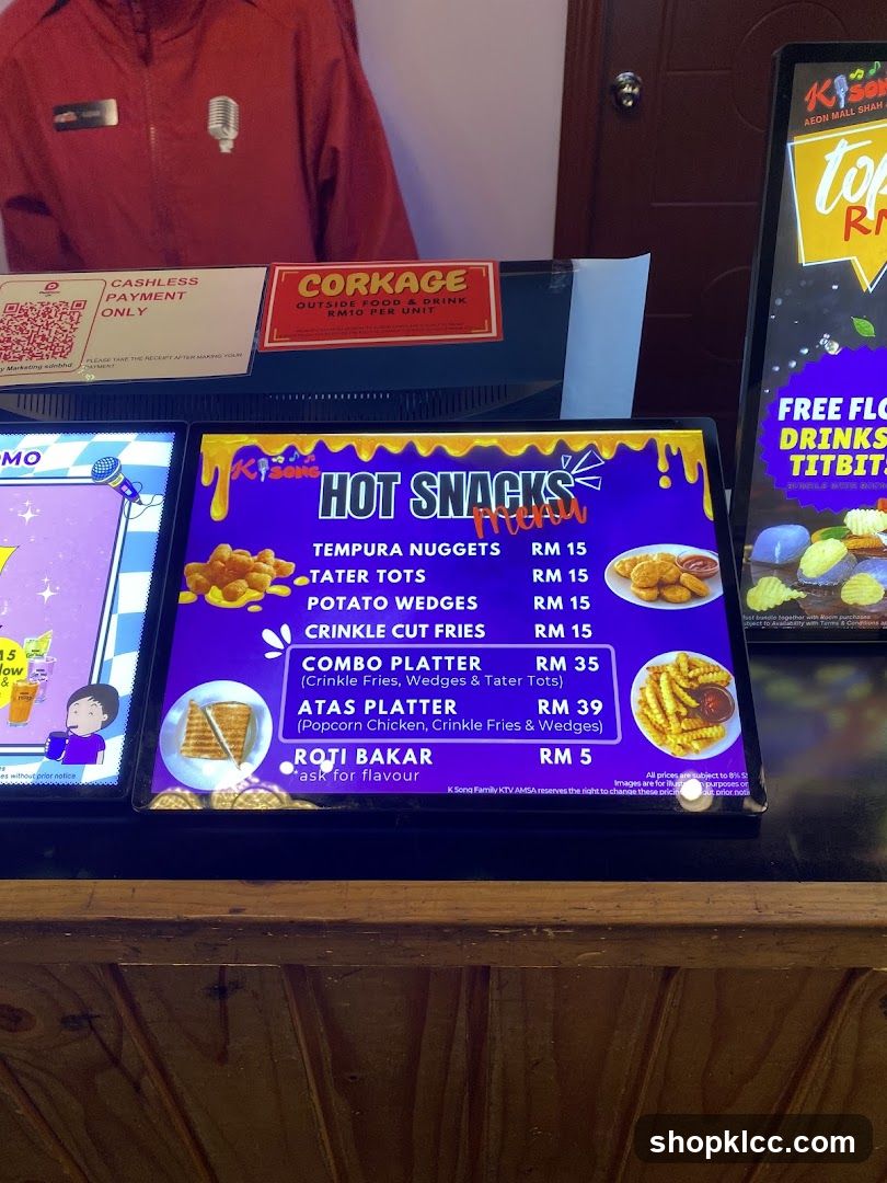 Hot Snacks Menu