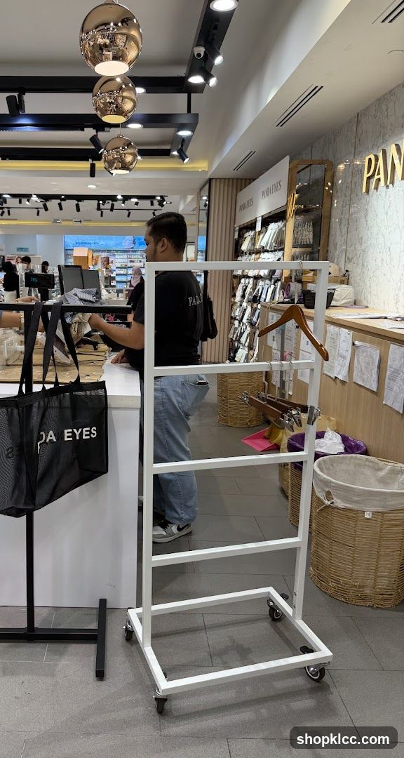 Interior of a retail store with merchandise display
