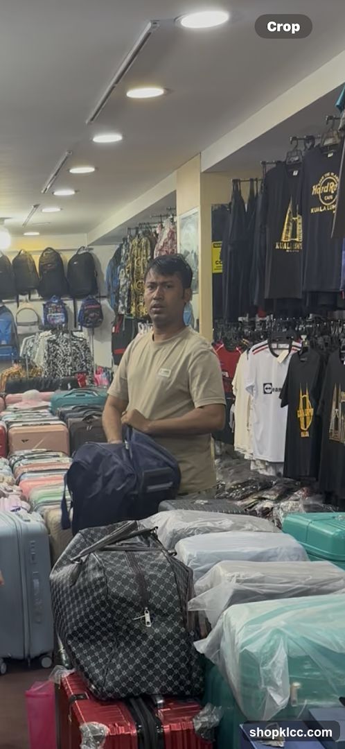 Luggage and Clothing Store Interior