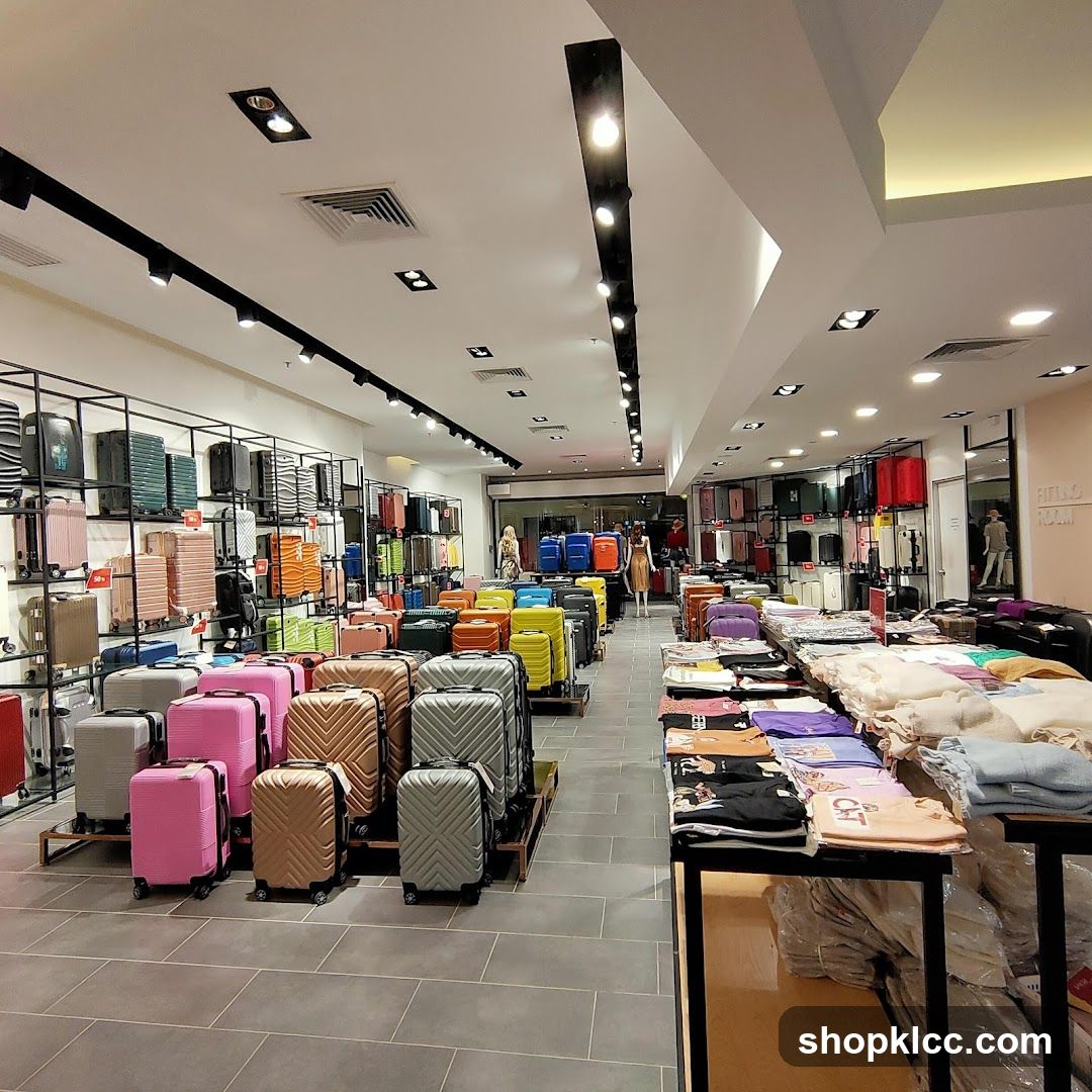 Luggage and Clothing Store Interior