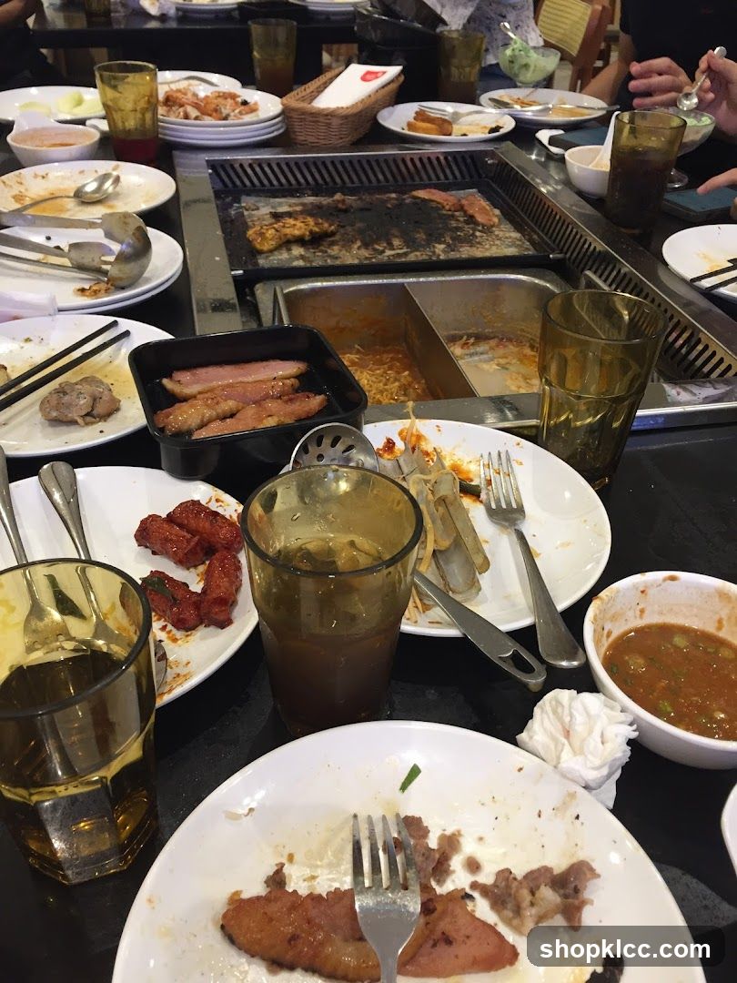 Messy Dining Table After Meal