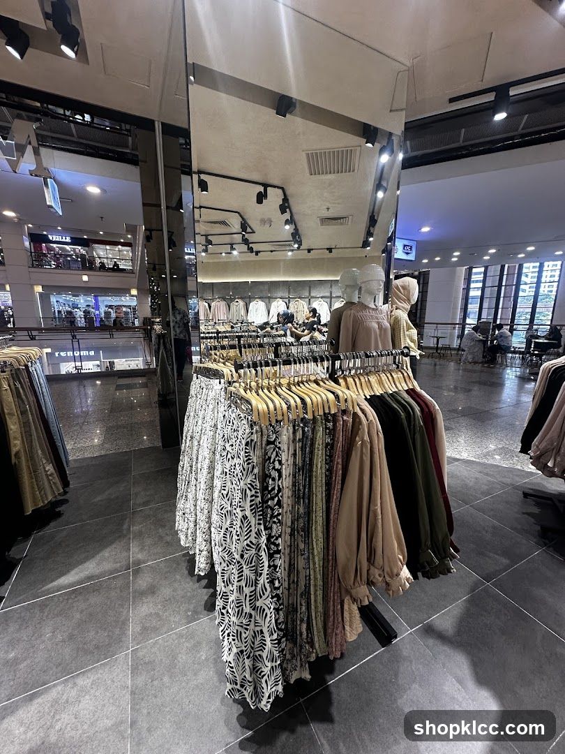 Clothing Store Interior Display