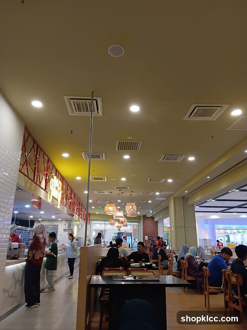 Restaurant Interior with Diners
