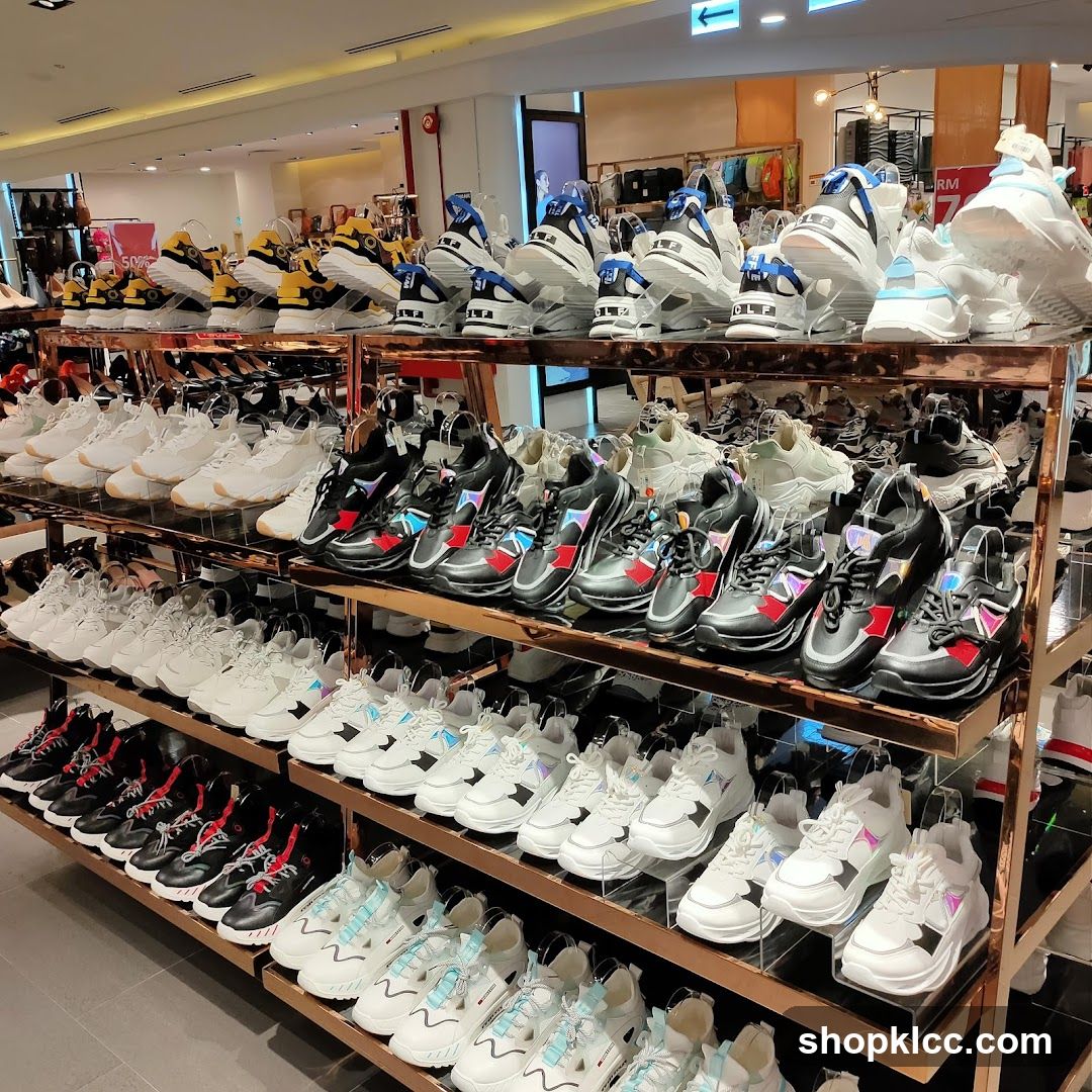 Shoe Display in Store