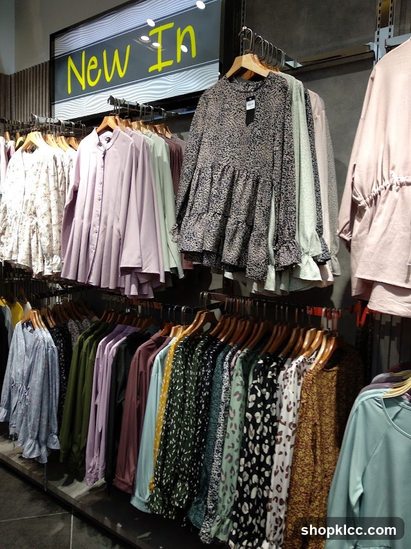 Clothing Store Interior Display