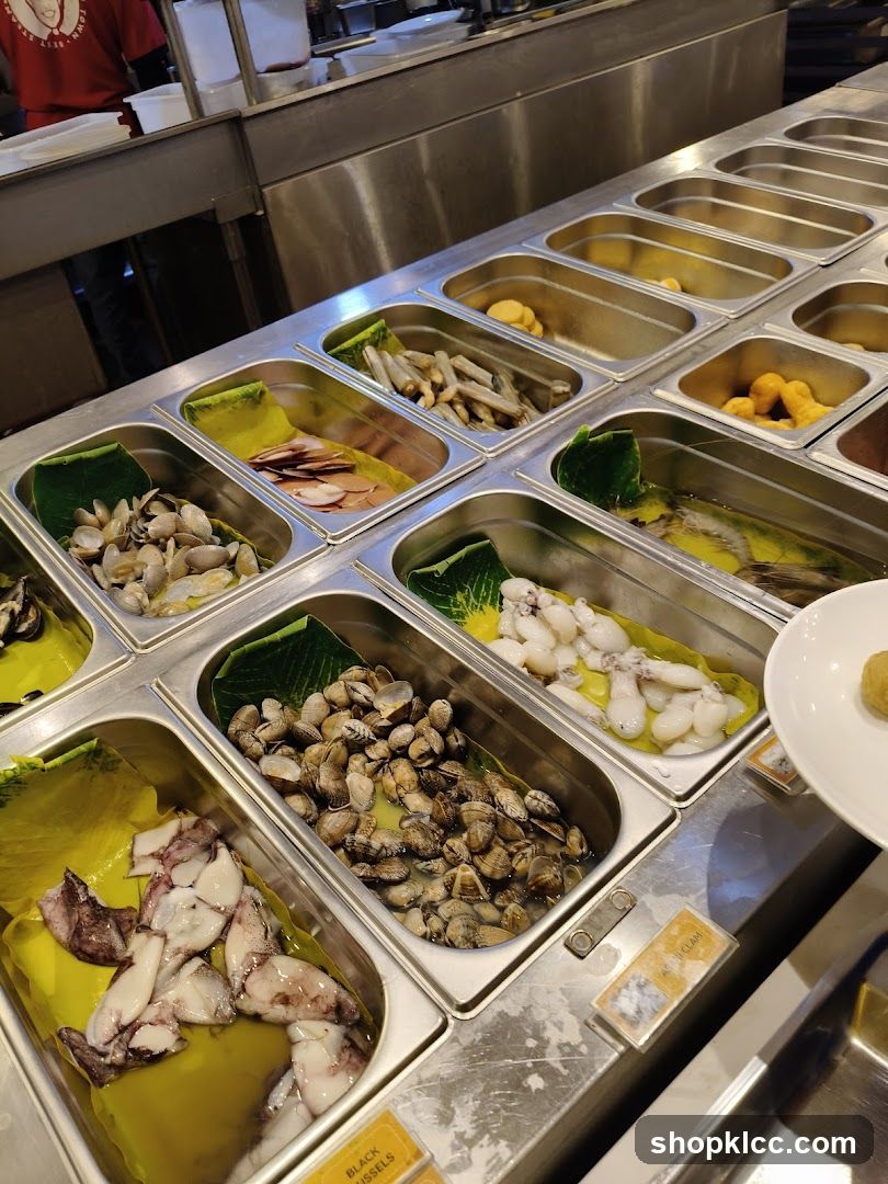 Seafood Buffet Display