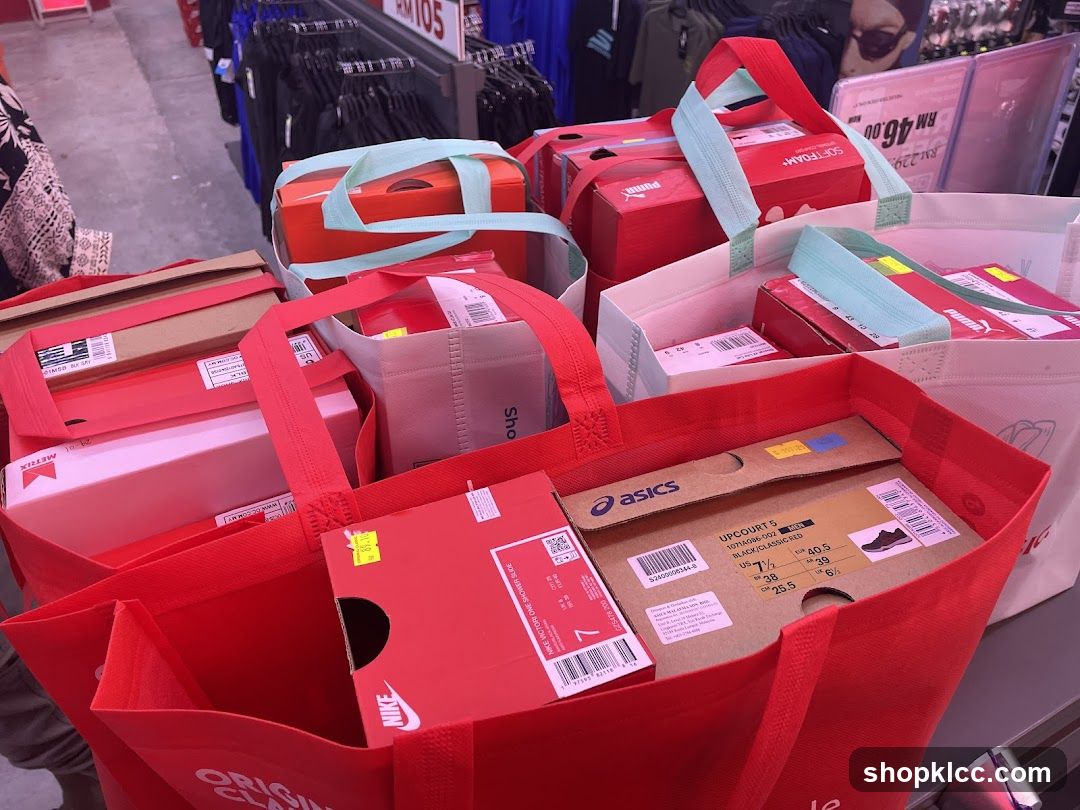 Shoe Boxes in Store Totes
