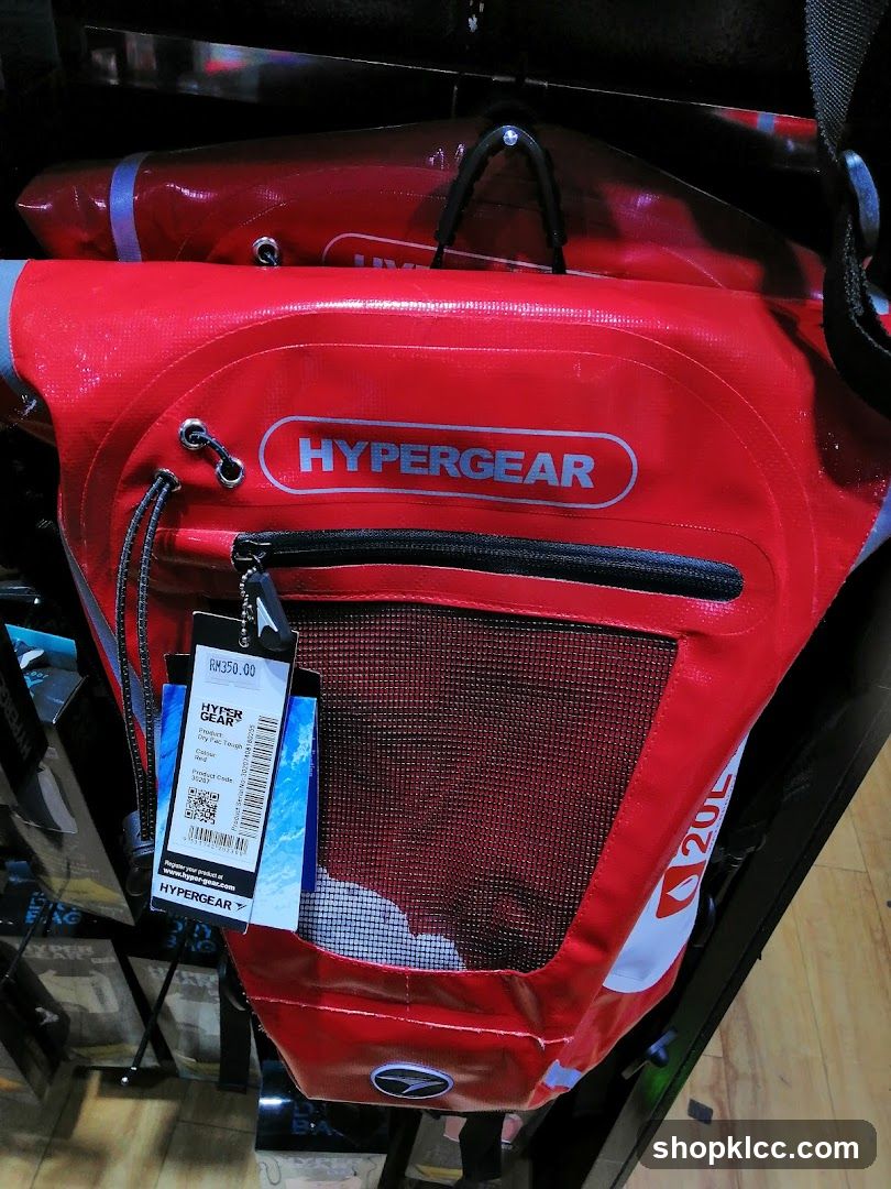 Red Hypergear Waterproof Bag