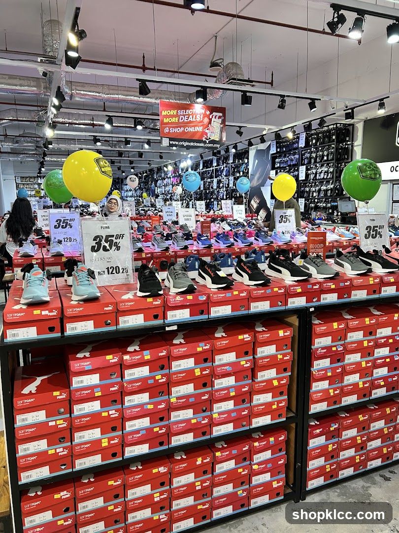 Shoe Store Interior Display