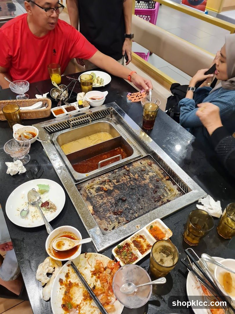 Diners at a Hot Pot Restaurant