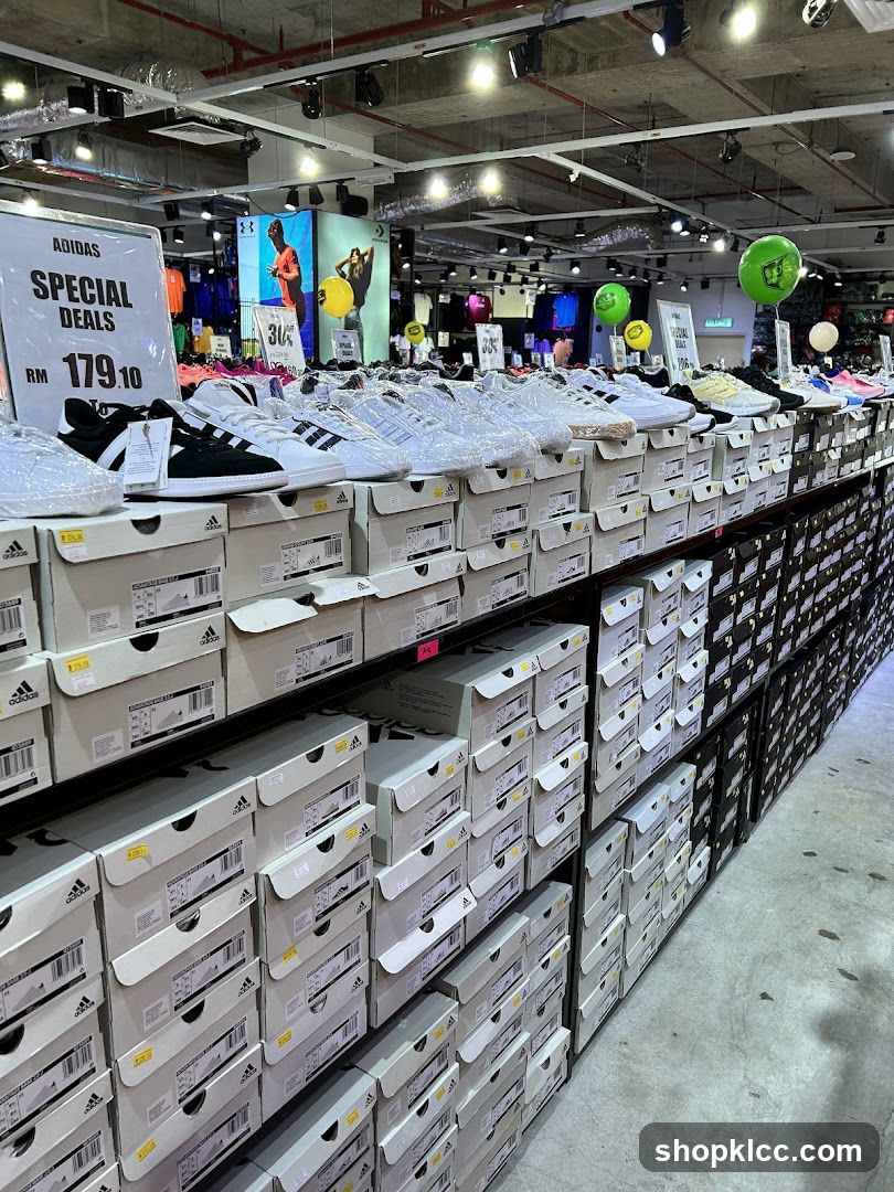 Adidas Shoe Display