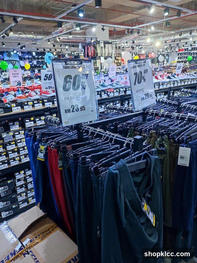 Discount Sale in Clothing Store