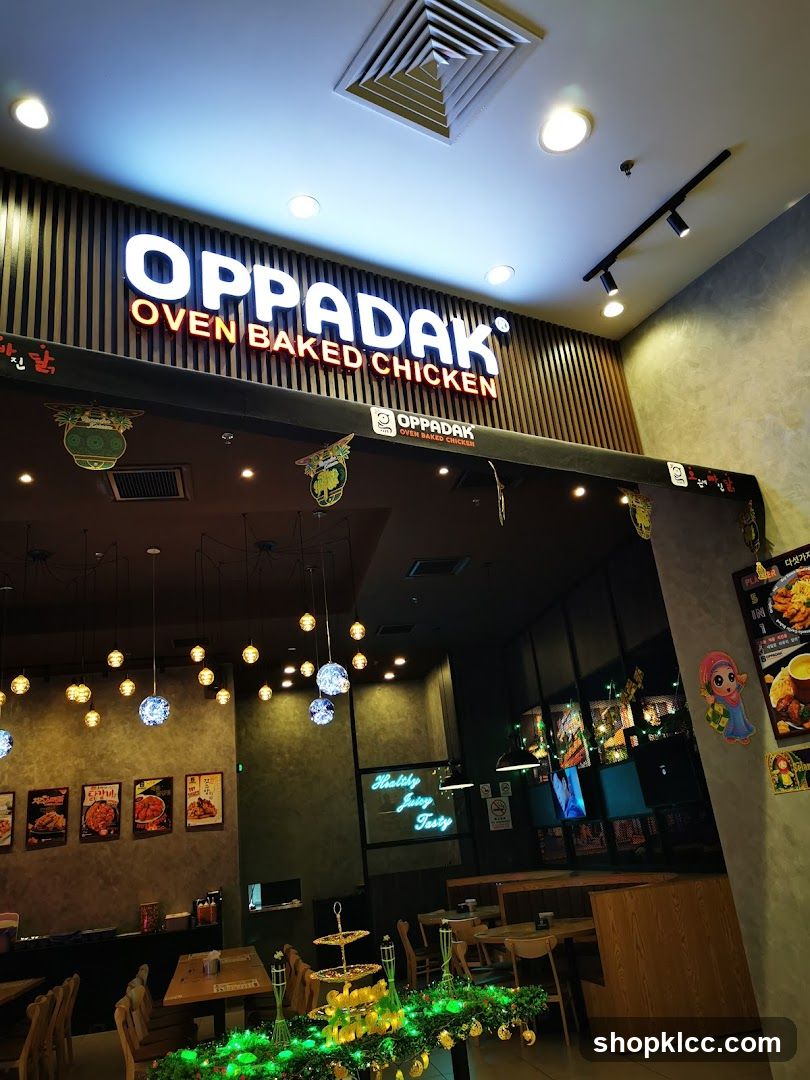 Oppa Dak Oven Baked Chicken Interior