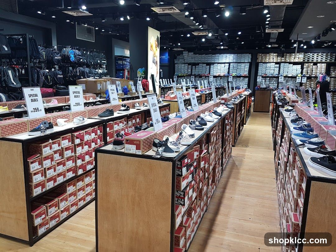 Shoe Store Interior Display