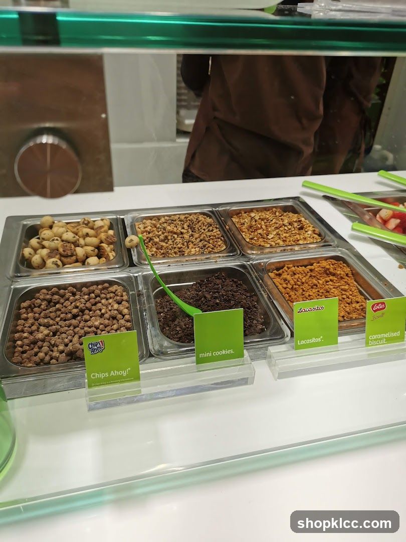 Toppings Display