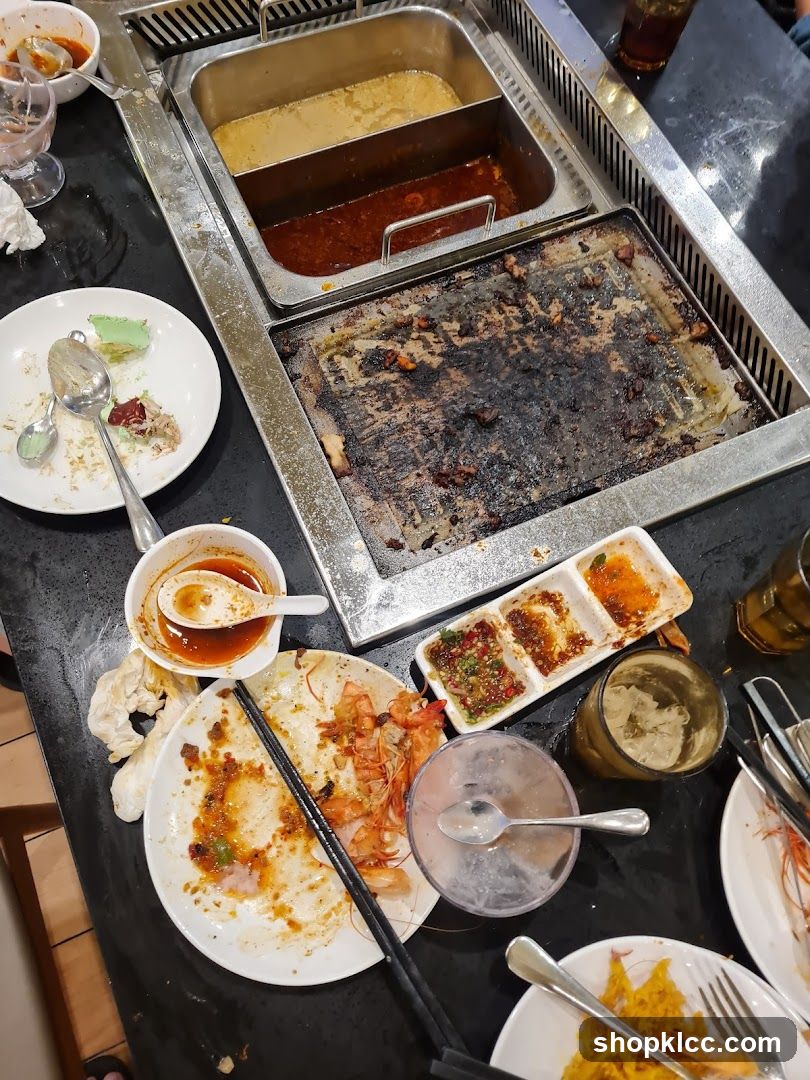 Messy Table After Meal