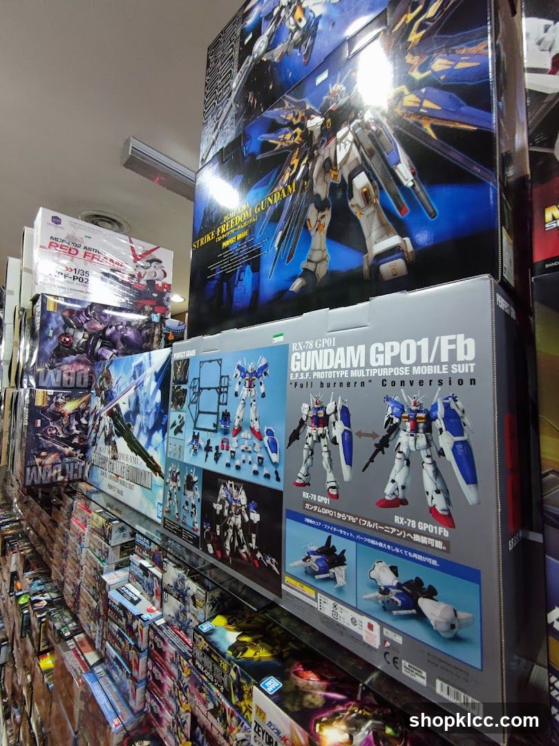 Gundam Model Kit Display
