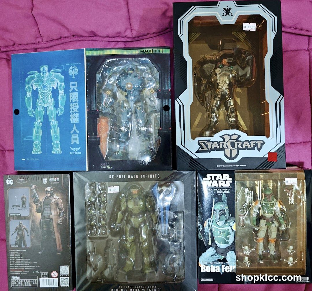 Action Figure Collection Display