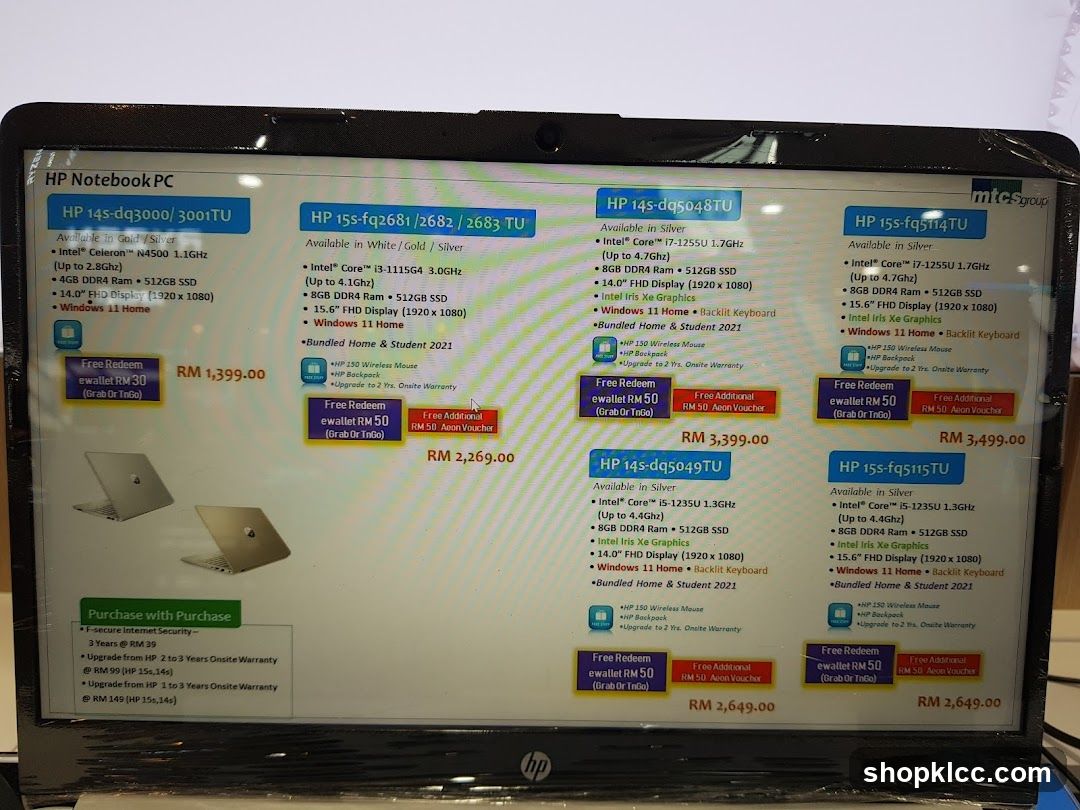 HP Notebook PC Display Board