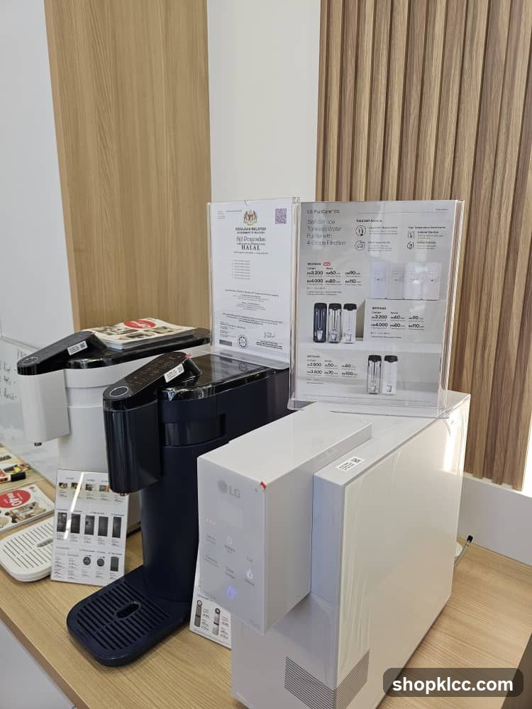 LG Water Purifiers Display