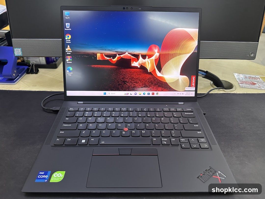 Lenovo ThinkPad Laptop on Desk