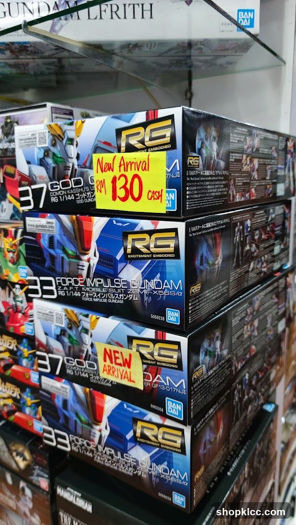 Gundam Model Kits Display