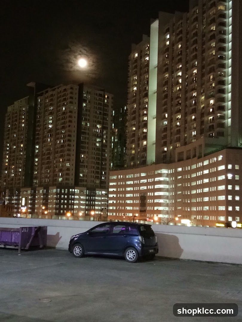 Apartment Buildings at Night