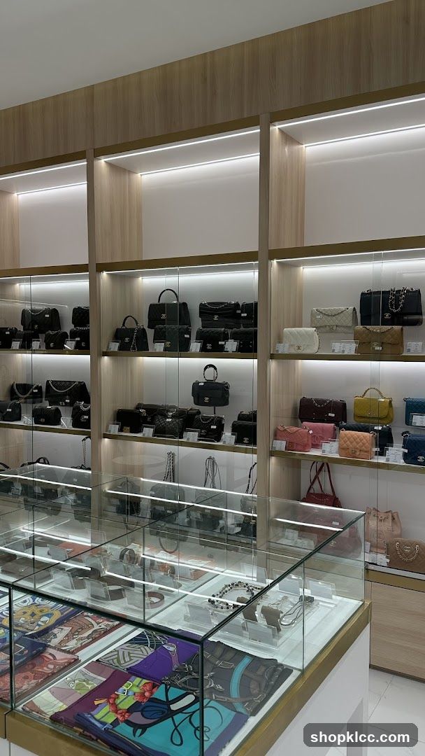 Luxury Handbag Store Interior