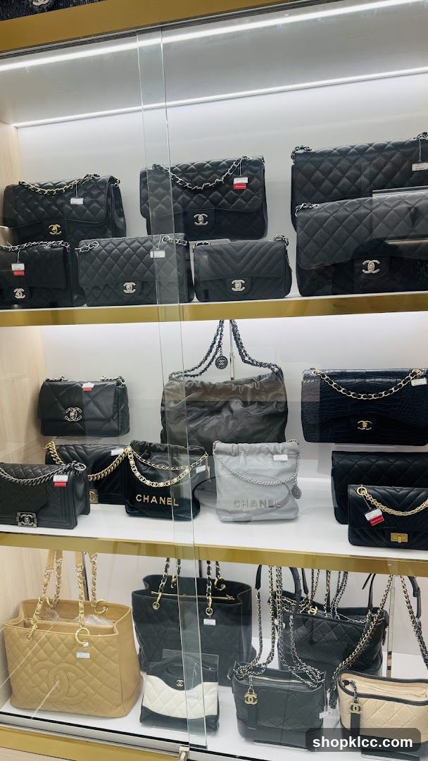 Chanel Handbags Display